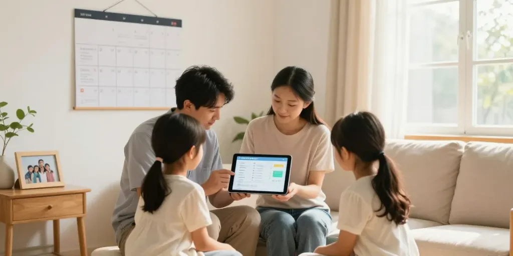 Application pour aidants familiaux permettant à une famille de gérer les soins ensemble.